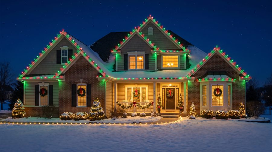 Holiday permanent lighting